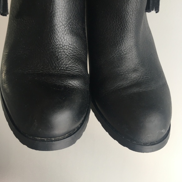 Lauren Ralph Lauren Carah leather ankle boots with tassel - Picture 5 of 10
